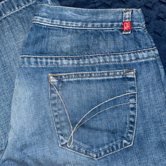 Esprit Jeans Medium Wash Wide Flare Leg Jeans, Sz 12 - Picture 8 of 12